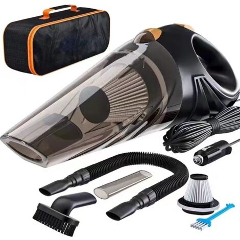 LaBlanc - Car Vacuum Cleaner,Car Accessories,12V High Power Portable Small Car Vacuum Cleaner with Accessories,Bag,Essential Detailing Kit for Travel