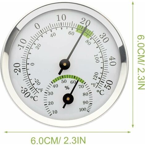 LaBlanc - Hygrometer Thermometer Indoor Temperature Humidity Sensor Monitor Detector Measurements for Home Garage Greenhouse Wine Cellar
