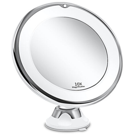 cordless lighted makeup mirror