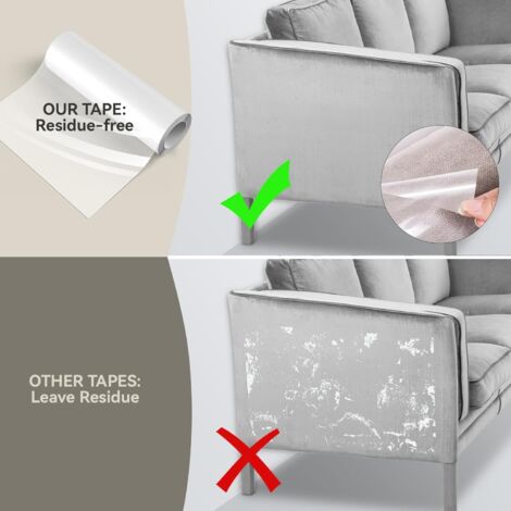 LaBlanc – Cat Sofa Protector Anti-Scratch 30cm x 5m Transparent Sticker Self-Adhesive Roll Scratch Protector, for Furniture Door Wall Carpet Countertops