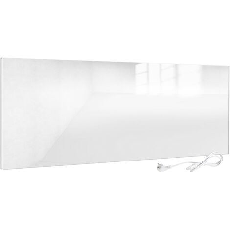 VIESTA® Calefactor Infrarrojo de Cristal 700 W – Panel de Calefacción Eficiente con Tecnología Carbon Crystal y Interruptor de Encendido/Apagado – Radiador de Pared Plano de Cristal de Seguridad (1/5)