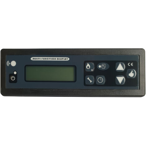 NEMAXX® Controlador de pantalla V02.02 para estufa de pellets P9 – unidad de control original y módulo de repuesto para manejo y control eficiente (hasta 11 kW)