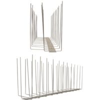 5 metros de Púas anti-gaviotas V2A -Titan con base de acero inoxidable - 3-hileras de Púas anti-gaviotas la solución de calidad para el control de aves