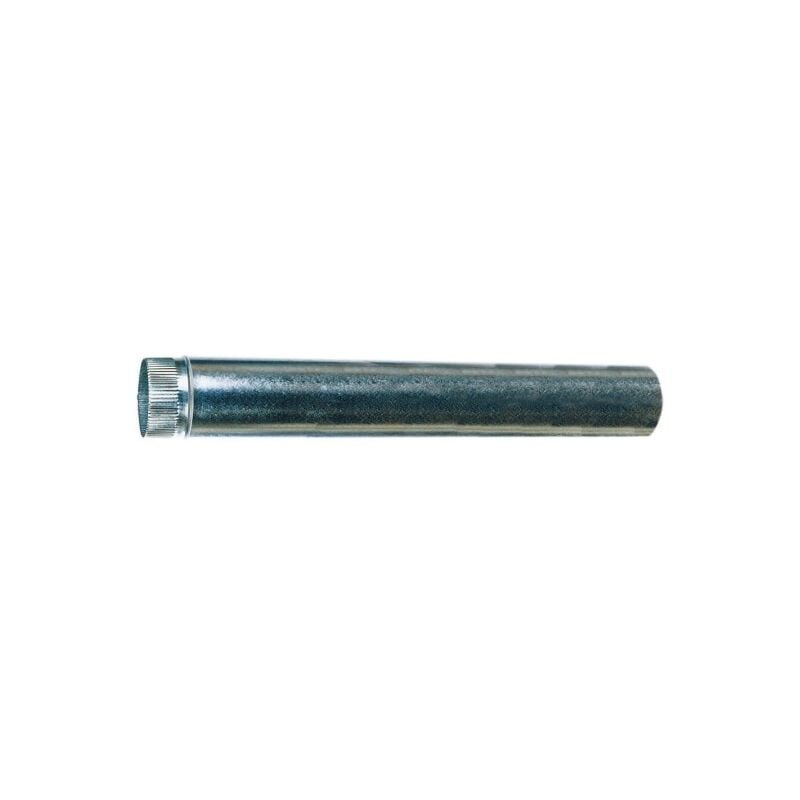 Tubo Estufa 110Mm 0,4Mm Acero Galvanizado Exojo 1 Metro Longitud