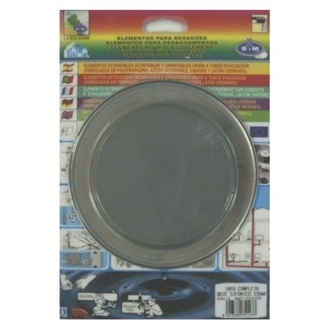 Tapa Bote Sifonico Embell.Inox Completa In. S M