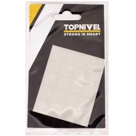Tapon Cubretornillo Adhesivo 13Mm Pintable Nivel 20 Pz