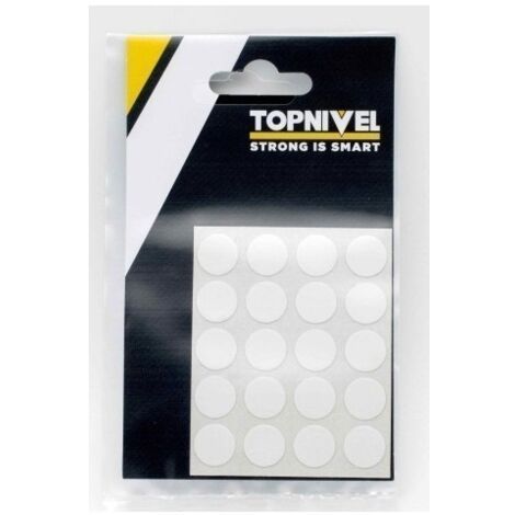 Tapon Cubretornillo Adhesivo 13Mm Bl Nivel 20 Pz