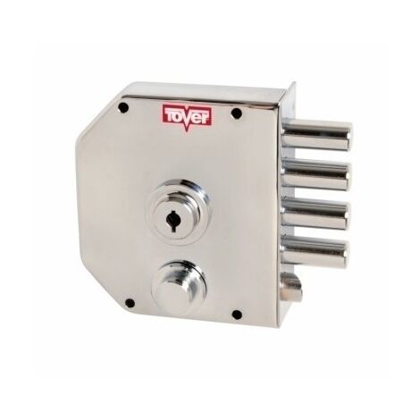 Cerradura Seguridad Sobreponer  7001 Oro 1Punto IzquierdaTover