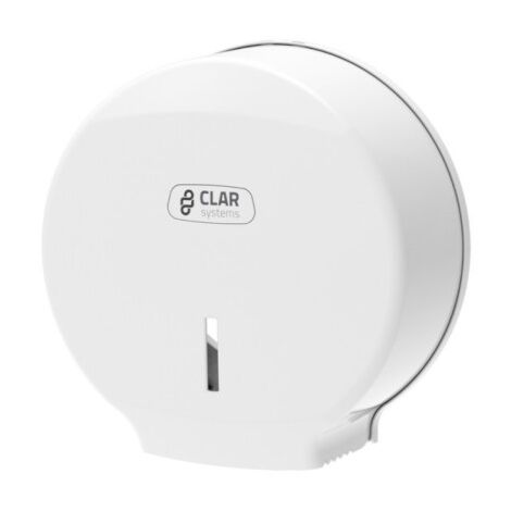 Portarrollo baño indust 275x275x125mm higienico 300mt abs bl