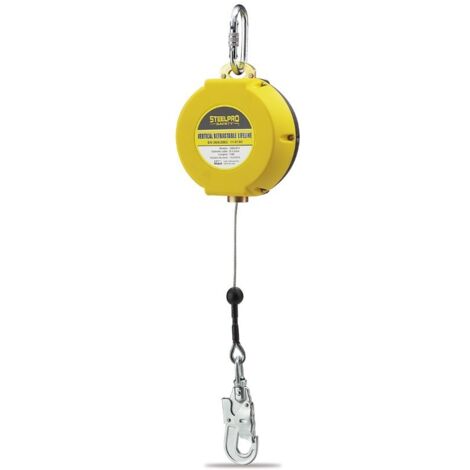 Dispositivo Seguridad  10Mt Cable Anticaida Abs Steelpro