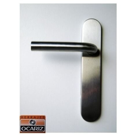 Manivela Puerta 226X42Mm Lpl Inox 304 Inox Placa Larga