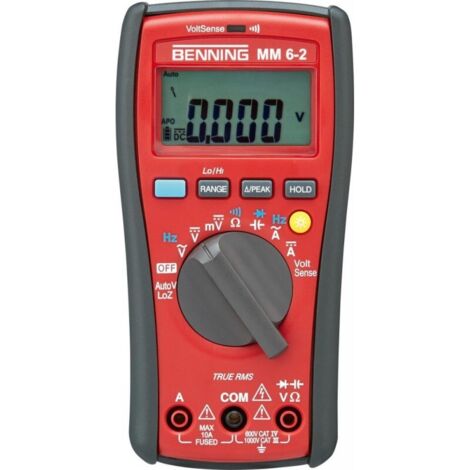 Multimetro Mm 6-2 0,1-1000 V Ca/Cc True Rms Benning