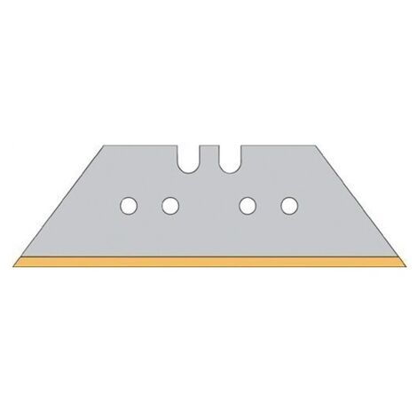 Cuchilla Cutter Trapezoidal 61X18,7X0,65Mm Titanio 50Pz Prom
