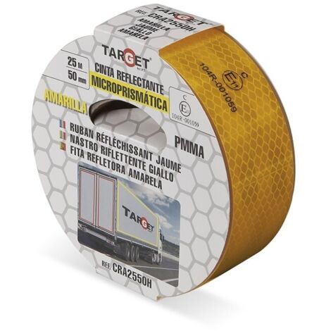 Cinta Adhesiva 50Mmx 25Mt Señalizacion Autom Retroref Ama Target (1/2)