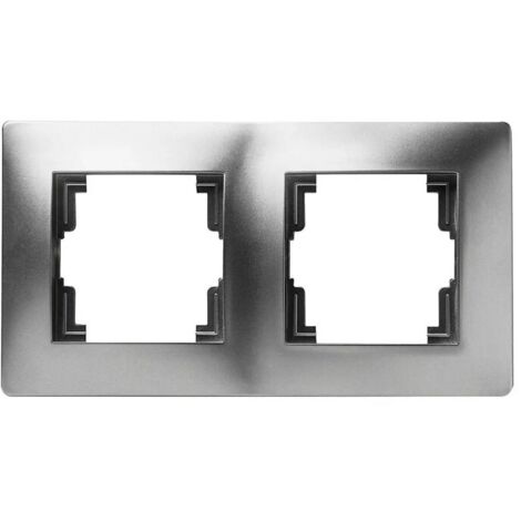 Marco doble de aluminio empotrado Famatel 9220 (1/3)