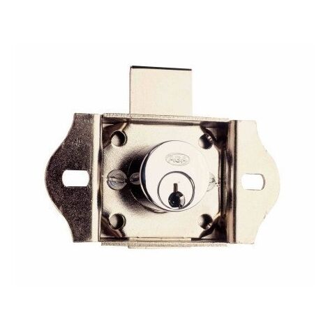 WOLFPACK LINEA PROFESIONAL cerradura mueble para cajon 101/18 mm. laton (1/5)