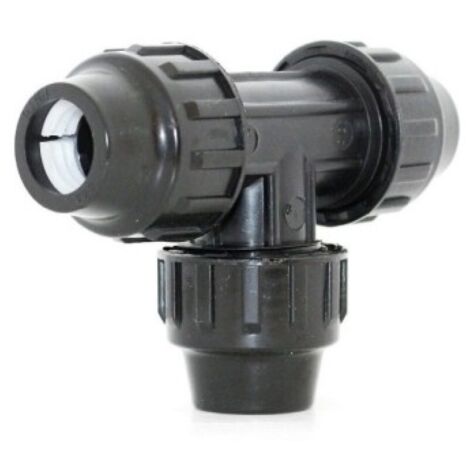 Conector Riego En T 40Mm Igual Fitting Polipropileno Natuur (1/2)
