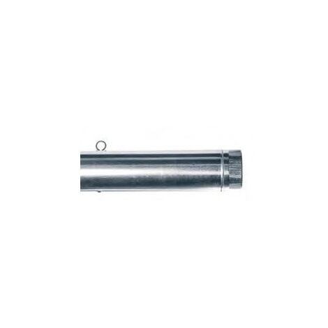 Tubo estufa con llave 90mm ac.galv ac. exogalva exojo (1/2)