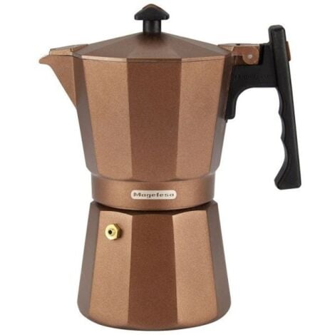 Cafetera Italiana Induccion 12Tz Alu Cobre Jamaica Magefesa