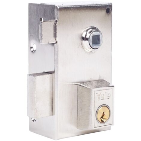 Cerradura Sobreponer 60X35Mm 56B60Ihn Hierro Niquel Picaporte/Palanca Izquierda Yale (1/2)