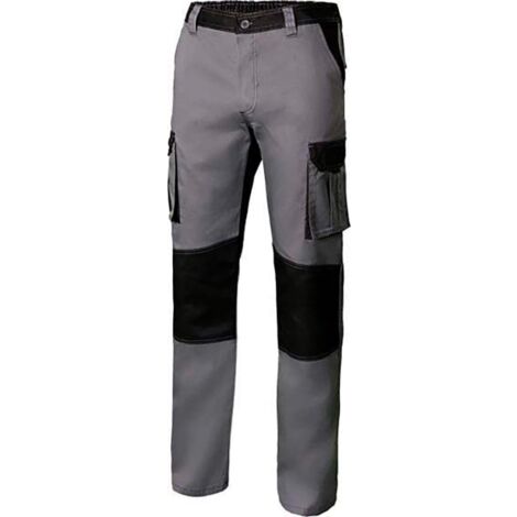 Velilla Pantalon de trabajo Multibolsillo 103020B con Refuerzos Gris - negro42Gris - negro 42 (1/5)