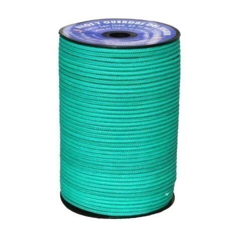 Cuerda Trenzada  06Mm Polietileno  Verde Hyc 200 Mt