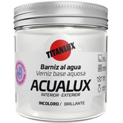 Barniz manualid. al agua 75 ml inc. brillante acualux titan