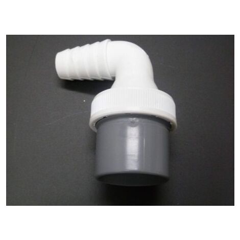 Desague Evacuacion  Lavadora 40Mm Pvc Blanco/Gris S M