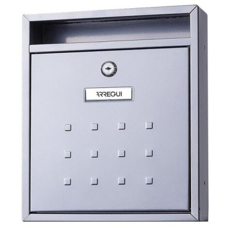 Buzon Interior 310X260X90Mm Vertical Arregui Acero Plata Mira V1302