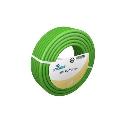 Cable Elec Lh Mang Rz1-K (As) Bricable 3Gc 1.5Mm Ver 25 Mt