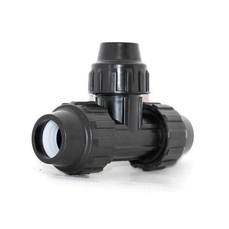 Conector Riego En T 25X20X25Mm Reducida Fitting Polipropileno Natuur