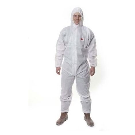 Mono Trabajo Xxl Capucha Polipropileno Sms Desechable Blanco 3M