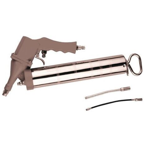 Pistola de engrase de aire comprimido ST para cartuchos de 400g / grasa suelta 350 cm³ AEROTEC