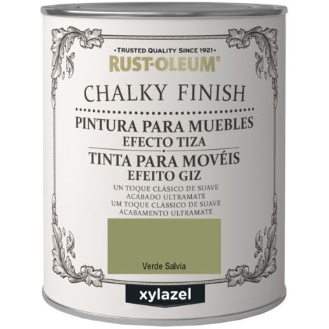 Pintura Al Agua Para Muebles 750 Ml Verde Chalky Rust-Oleum