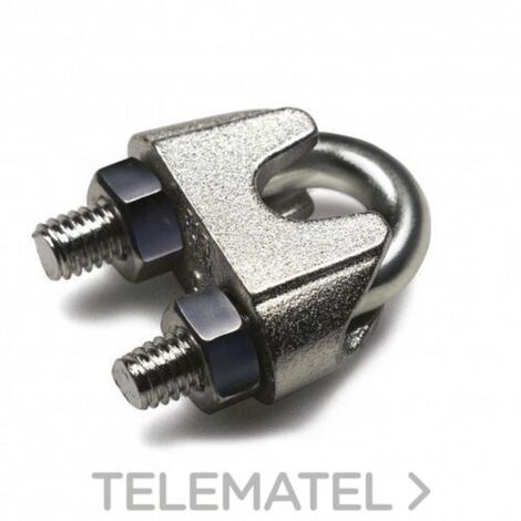 Sujetacable Din 741 Inoxidable Para Cable Ø 8 20 Pz
