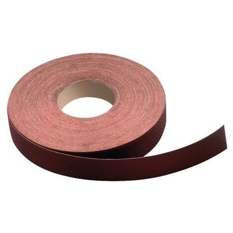 Rollo De Tela De Lija 50 Mm Granulacion 40 Para Metal Corind