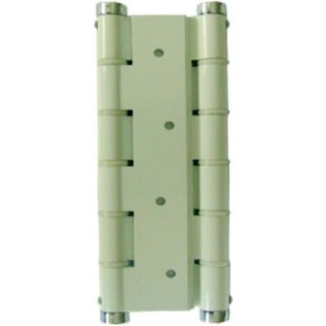 Bisagra Puerta Vaiven Doble Accion Aluminio Blanco Micel