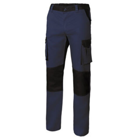 Pantalon Trabajo T40 Con Refuerzo 65% Poli 35% Alg Aznv/Ne (1/2)