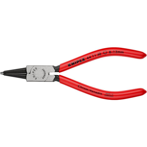 KNIPEX 44 11 J0 Alicate para arandelas para arandelas interiores en taladros recubiertos de plástico Negro atramentado 140 mm