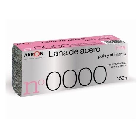 Lana Acero Akron Fina Bobina 150 Gr N 0000 Barlesa