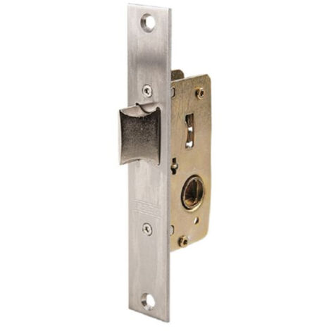 Cerradura Metalica Embutir 22X20Mm 221528Ai Inox Palanca Deslizante Tesa