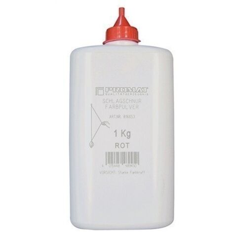 Tiza De Marcador De Linea 1000 G Roja Botella De Plastico Pr