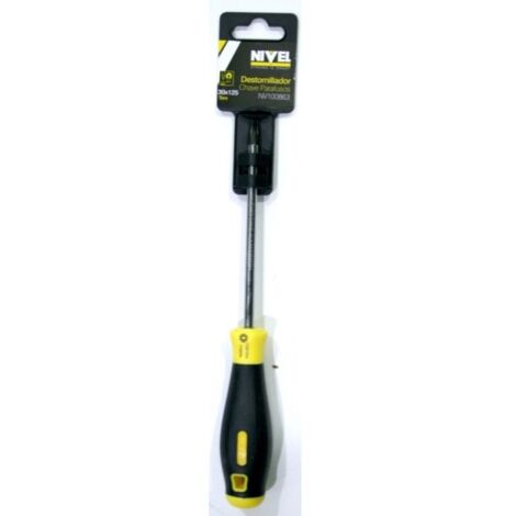 Destornillador Torx T-30X125 Mango Bimaterial Varilla Redonda Nivel (1/2)