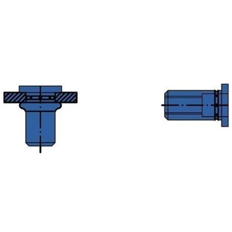 Tuerca Remachable Acer 11X20Mm M8 C/Red Plana Polygrip 100Pz