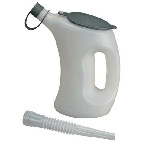 Vaso medidor 1l con tapa protectora / tapón protector / caño flexible HDPE PRESSOL