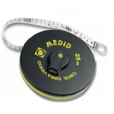Cinta Metrica 20Mt-15,0Mm Fibra Vidrio Estuche Abs Medid (1/2)