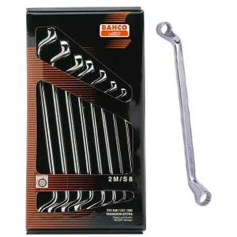 Llave Estrella Acodada 6-7-20-22Mm 2 Bocas Bahco 8 Pz