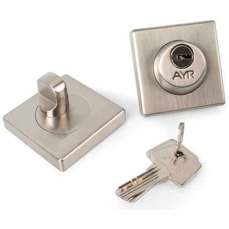 Cerradura Sobreponer 55Mm Mad Ayr Zamak Niq/Sat 103162 Cil./Cond. (1/3)