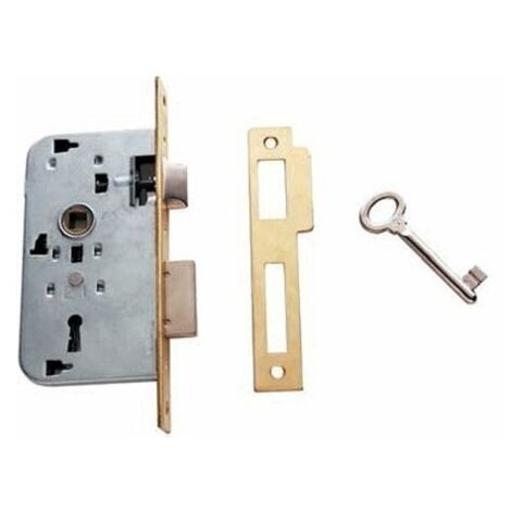 Cerradura Madera Embutir 20X40Mm 200240Hl Laton Canto Cuadrado Sin Resbalon Tesa