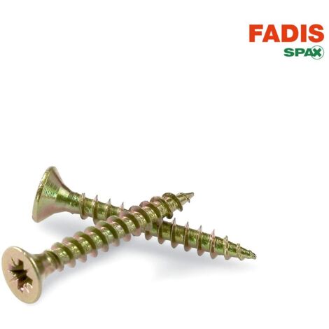 Caja de: 500 Uds. Tornillo Pozi Fadis Cabeza Plana 4.0X45 Bricomatado